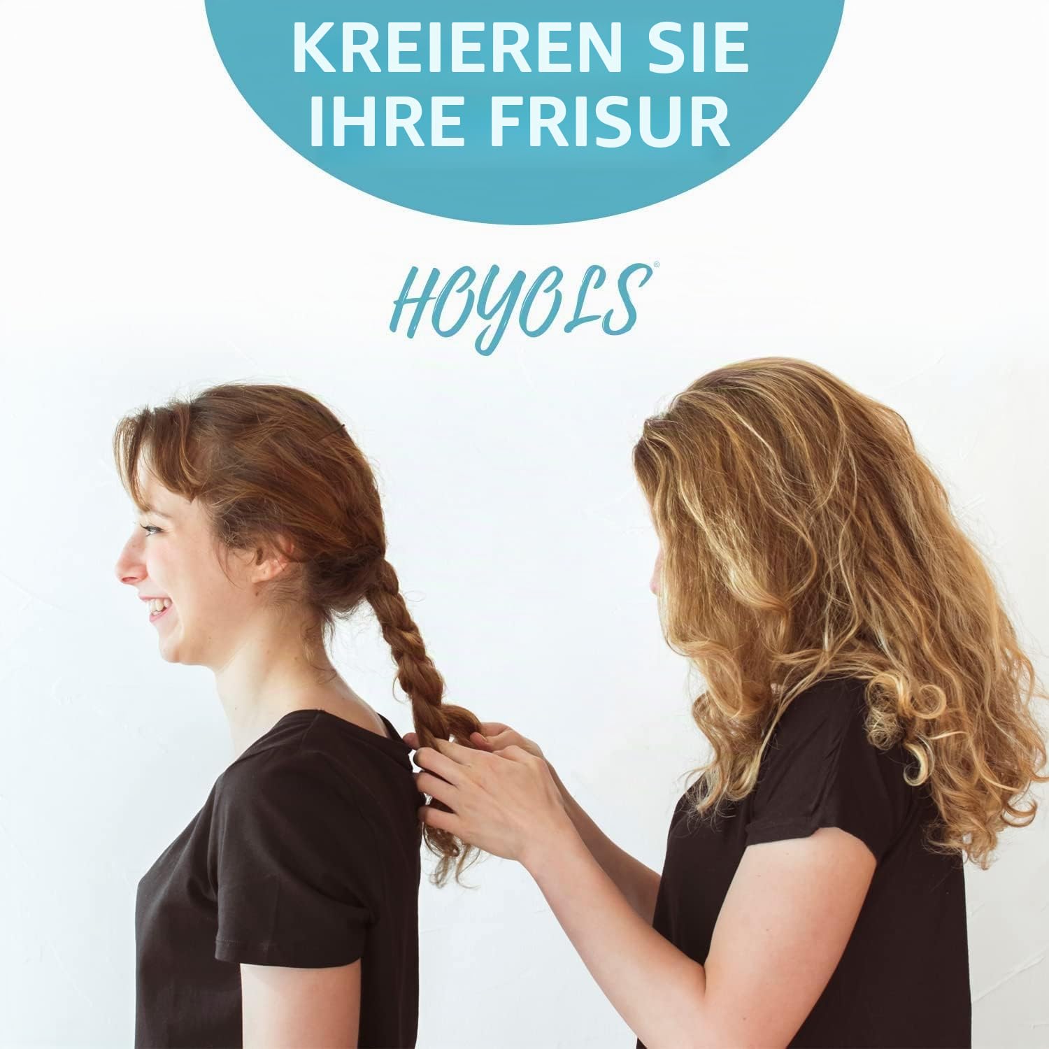 Detalle 2 de HOYOLS Haargummis Elastische Bänder – Mini Braune Gummis (1500 Stück) für dünnes bis mittleres Haar