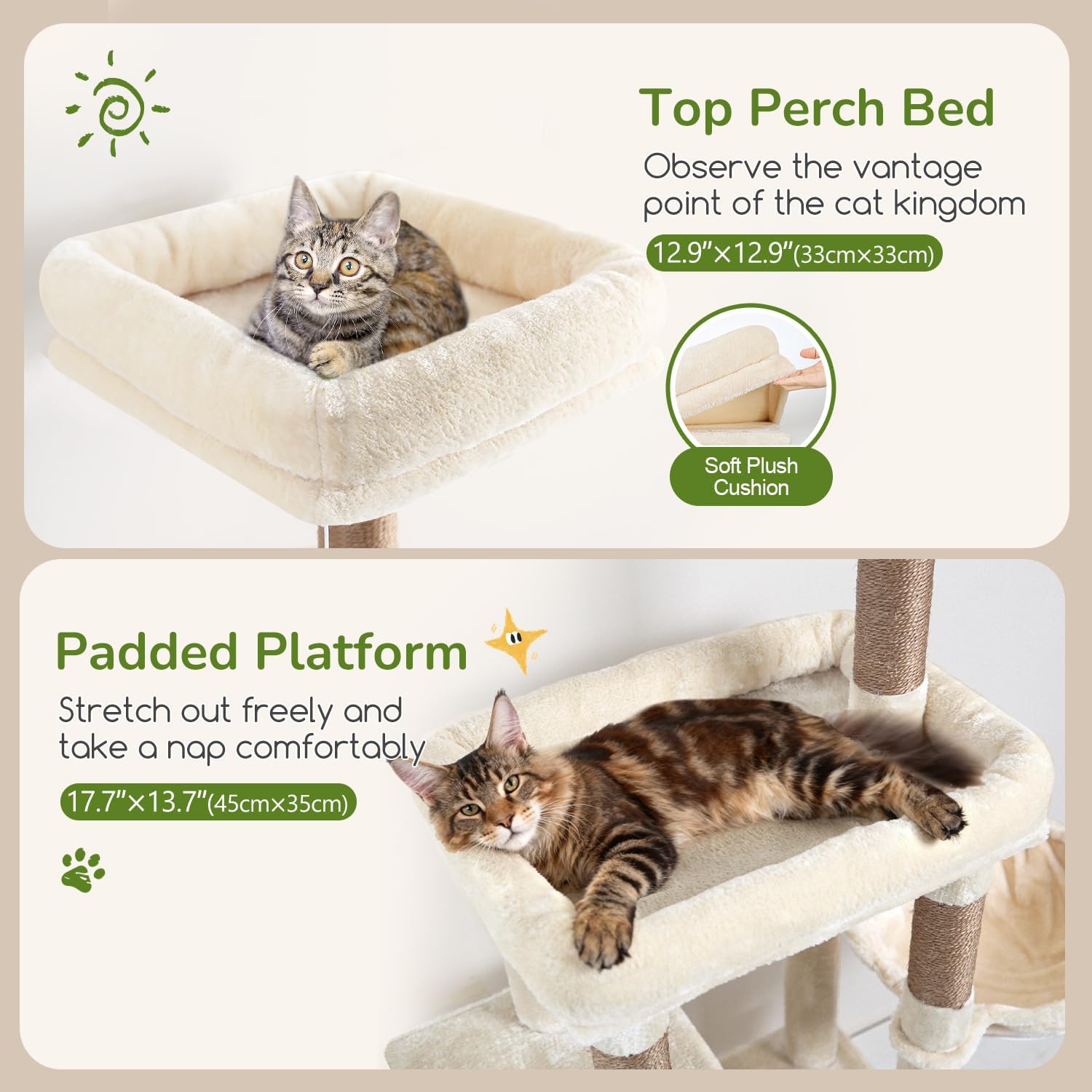 Detalle 2 de Globlazer Cat Tree, 52-Inch