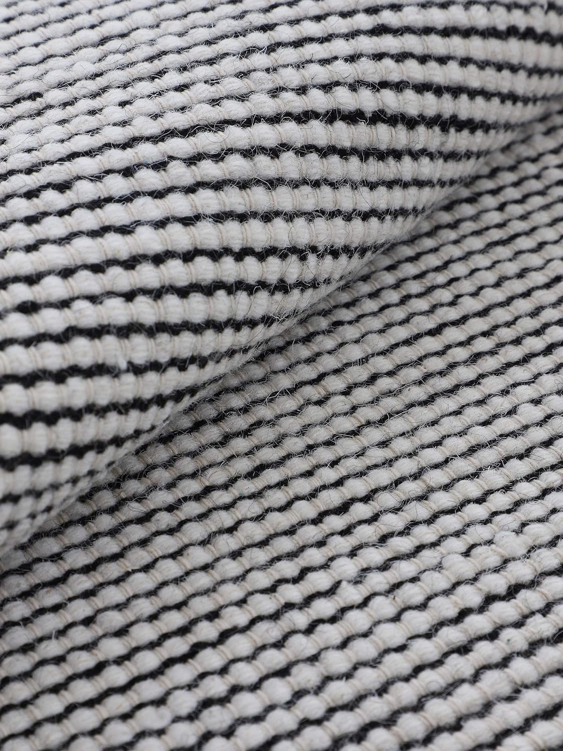 Thumbnail 6 de CarpetFine Alfombra Moderna Mona Negro/Blanco 200x290 cm 🖤🤍