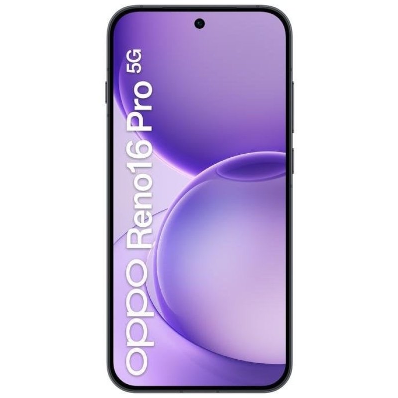 Detalle 2 de OPPO Reno16 Pro 5G 12GB/512GB en negro, con funda y cargador