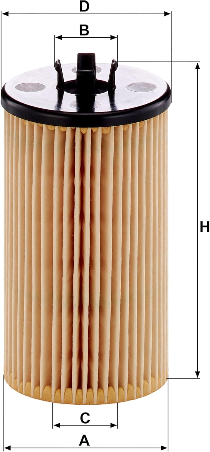 Thumbnail 3 de MANN-FILTER HU 612/2 x Oil Filter for Cars and Transporters – Oil Filter Set with Gasket