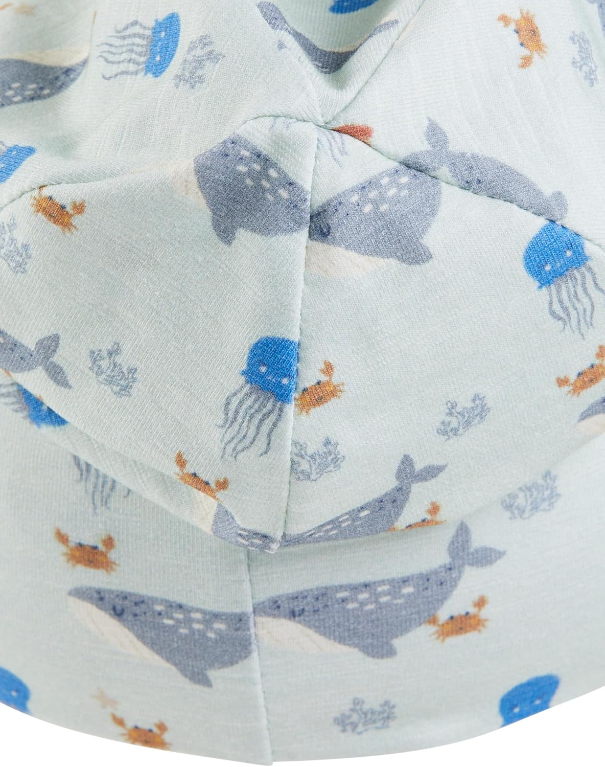 Detalle de Sterntaler Jungen Beanie-Mütze Beanie Wale – Flammgarn Jersey mit Wal-Print