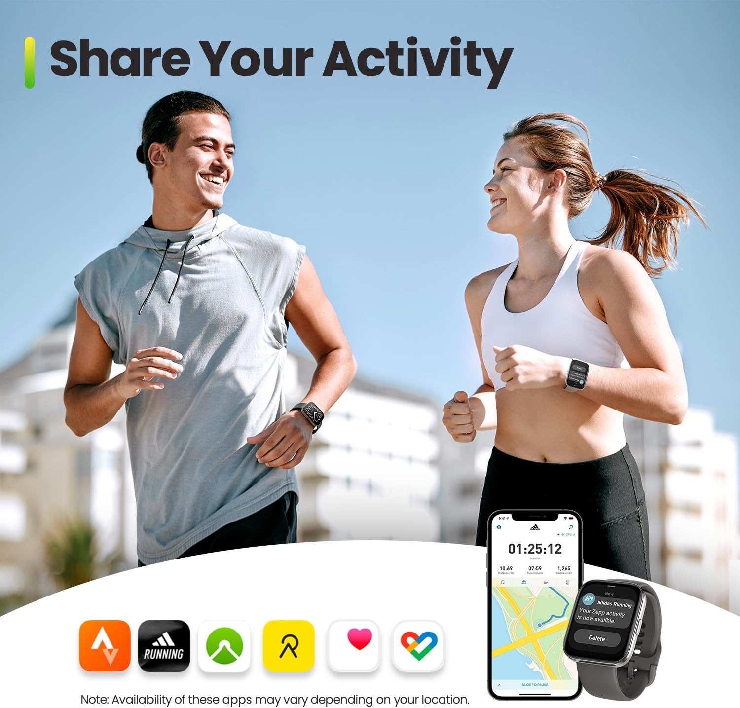 Thumbnail 6 de Amazfit Bip 5 Unity 46mm smartwatch with 1.91" display, Bluetooth calling and up to 11-day battery