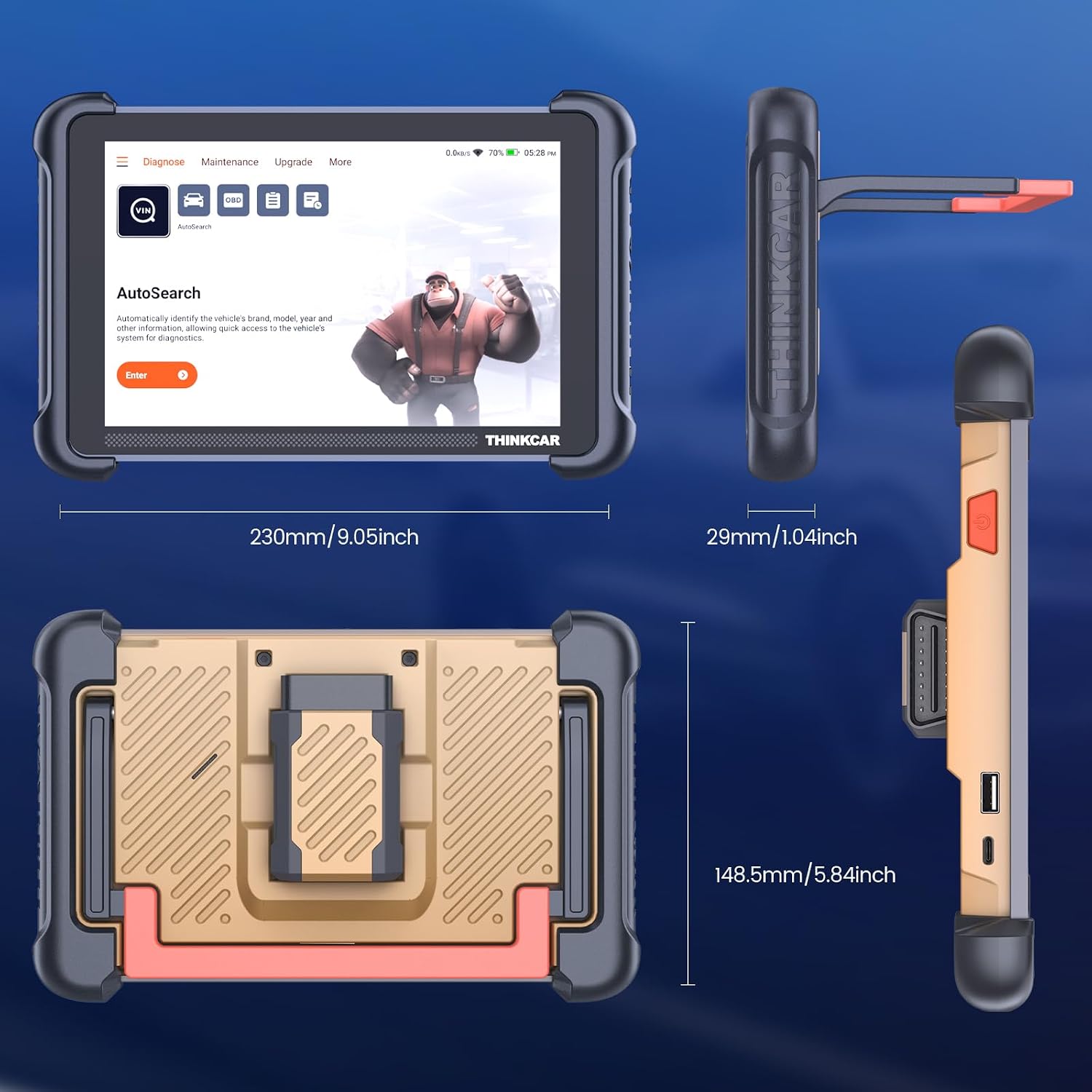 Thumbnail 6 de ThinkScan 689BT OBD2 Diagnosis 34 funciones