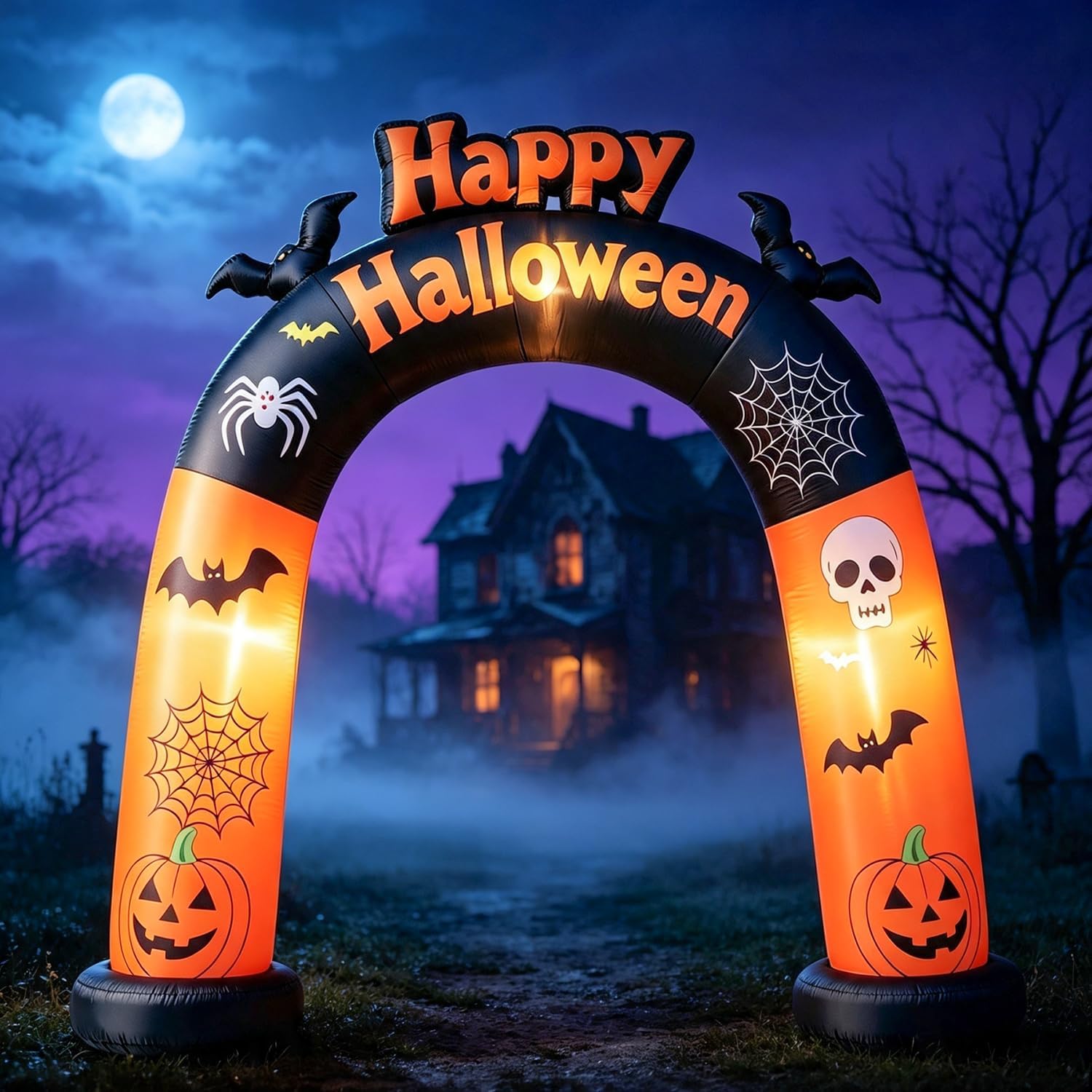 Detalle 2 de DomKom Halloween Inflatable Arch 8FT