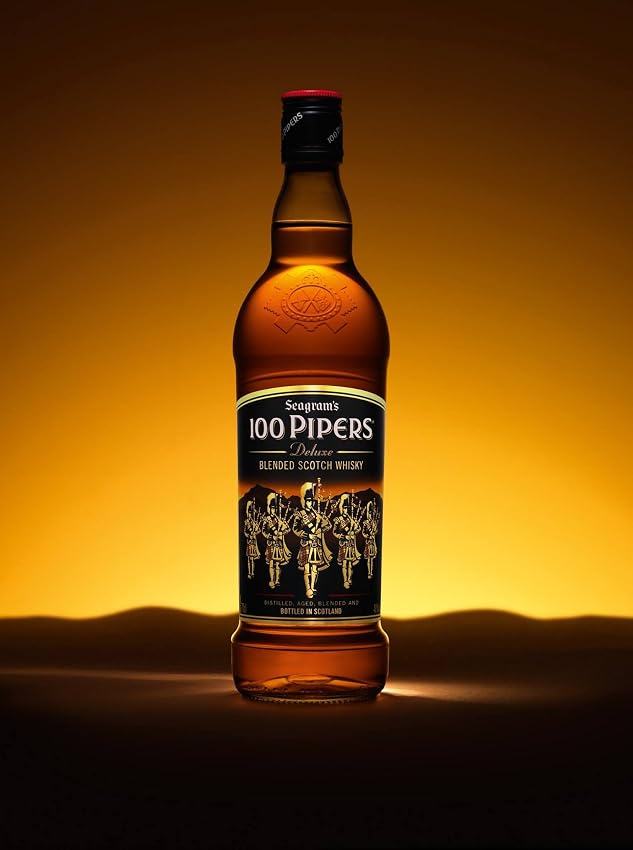 Detalle 2 de 100 Pipers Blended Escocés 1 L 🥃
