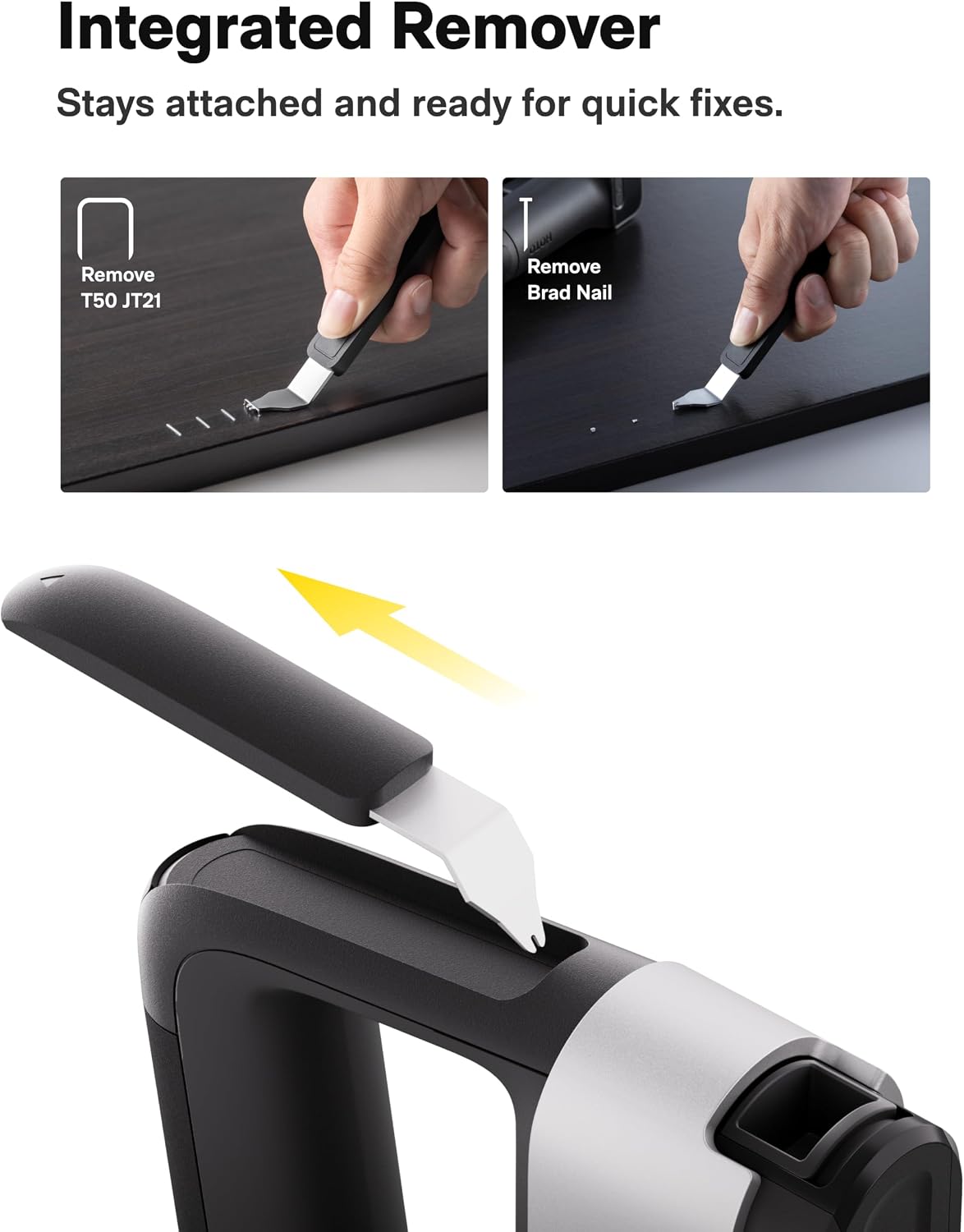 Thumbnail 6 de HOTO QWJXA003 Pulse 4-in-1 Cordless Staple Gun with LED Display and USB-C