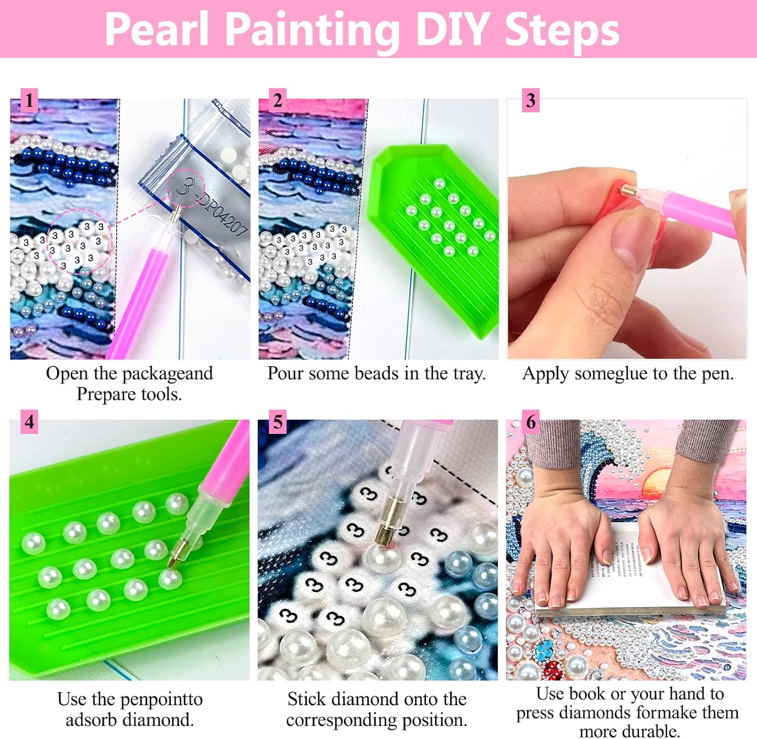 Thumbnail 6 de Diamond Painting Kit, 12 x 16 Inch
