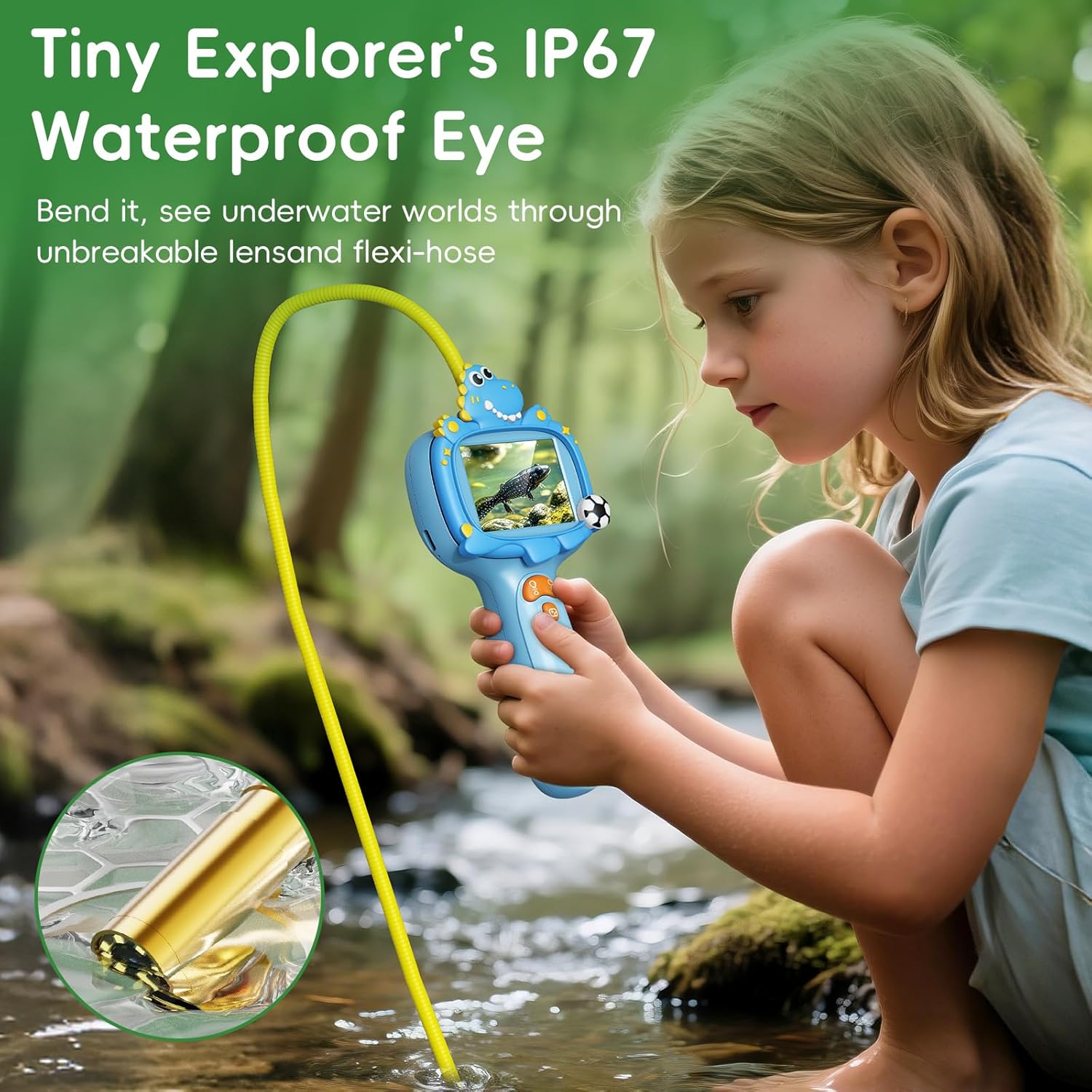 Thumbnail 5 de Kids Borescope Snake Scope Camera 4m for STEM exploration