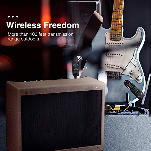 Thumbnail 7 de LEKATO WS80 Wireless Guitar System: 2.4GHz Transmitter & Receiver for Guitars and Bass