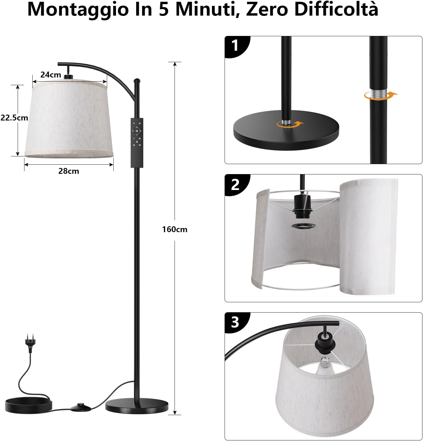 Thumbnail 5 de Miootly Lampada da Terra Piantana