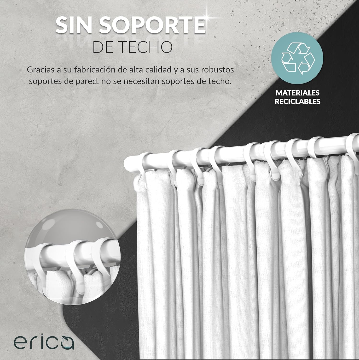 Thumbnail 4 de Erica Barra de Cortina 12 combinaciones