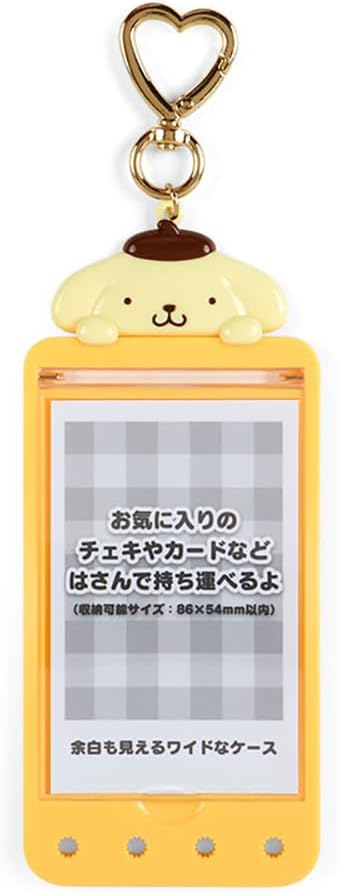 Detalle de サンリオ まいぱちるん ポムポムプリン カードケース ABS樹脂製・ネームホルダー対応