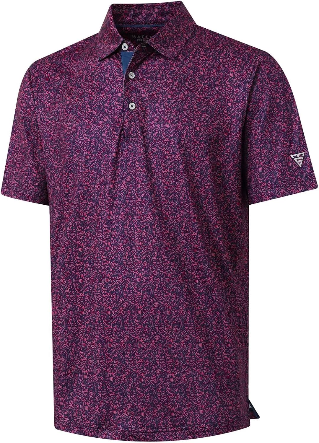 Detalle de M MAELREG Men's Golf Shirt Short Sleeve Dry Fit Print Polo