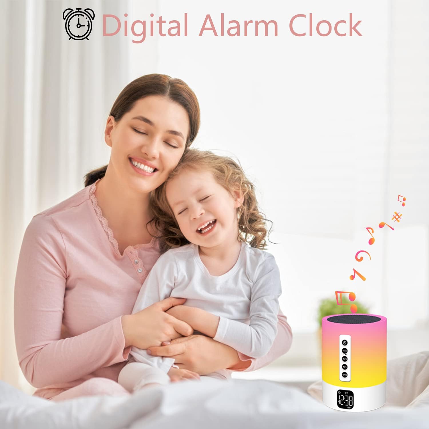 Thumbnail 4 de Night Light Bluetooth Speaker Bedside Lamp