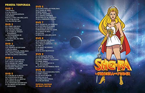 Detalle de She-Ra: La Princesa del Poder – Temporada 1 en 10 DVDs (Resen)