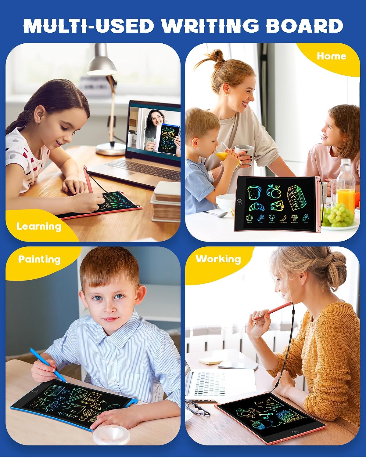 Detalle 2 de bravokids 8.5-inch LCD Writing Tablet for Kids ✏
