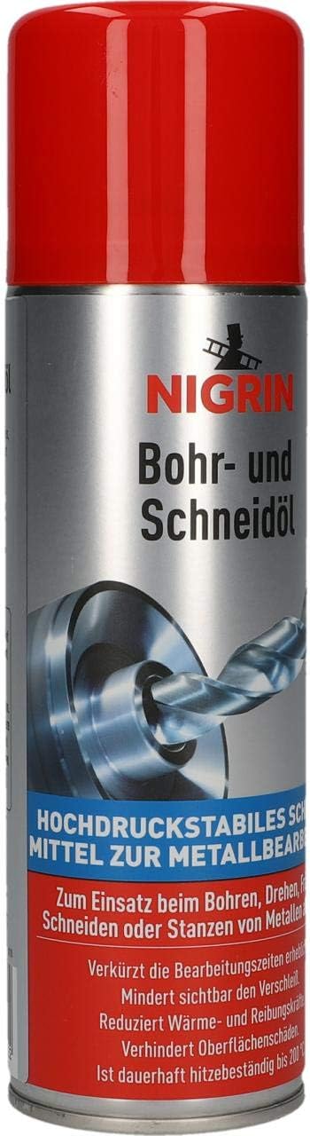 Thumbnail 2 de NIGRIN Bohr- und Schneideöl 250 ml – hochdruckstabiles silikonfreies Schmiermittel für Metallbearbeitung