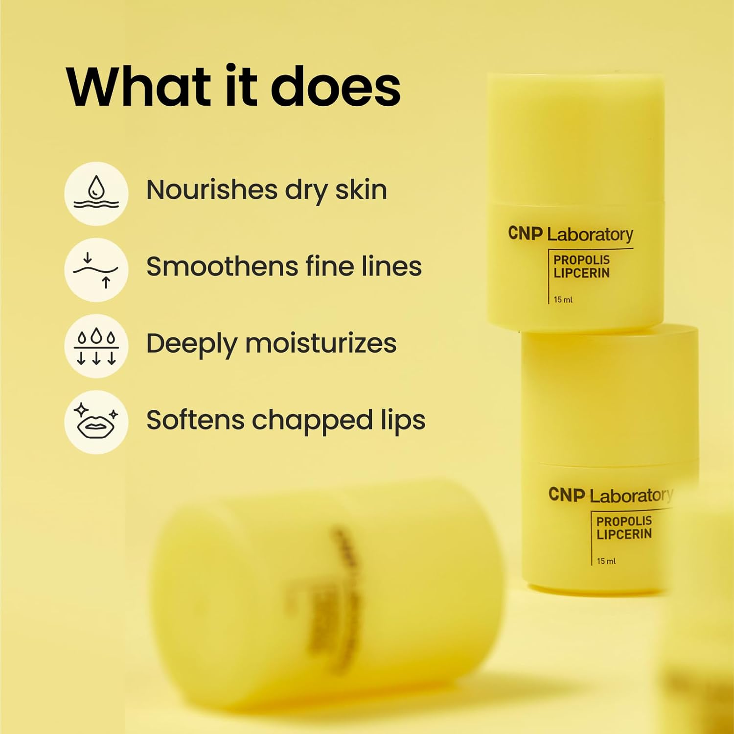 Detalle 2 de CNP Propolis Lipcerin 12hr Hydrating Lip Butter 💄