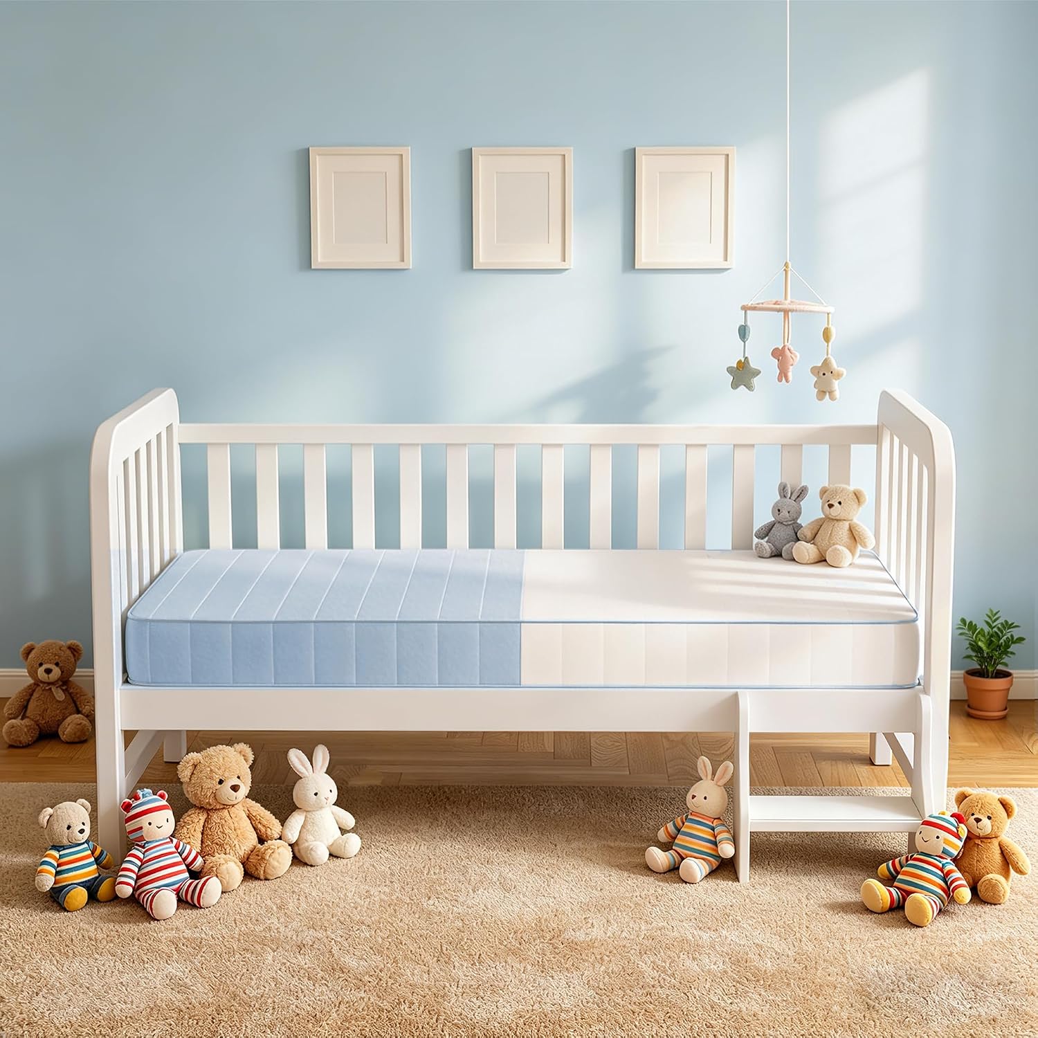 Detalle 2 de TeQsli Crib Mattress Memory Foam