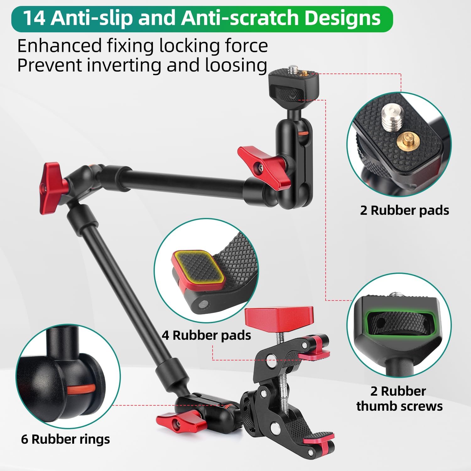 Detalle 2 de JEBUTU 22in Magic Arm camera desk mount