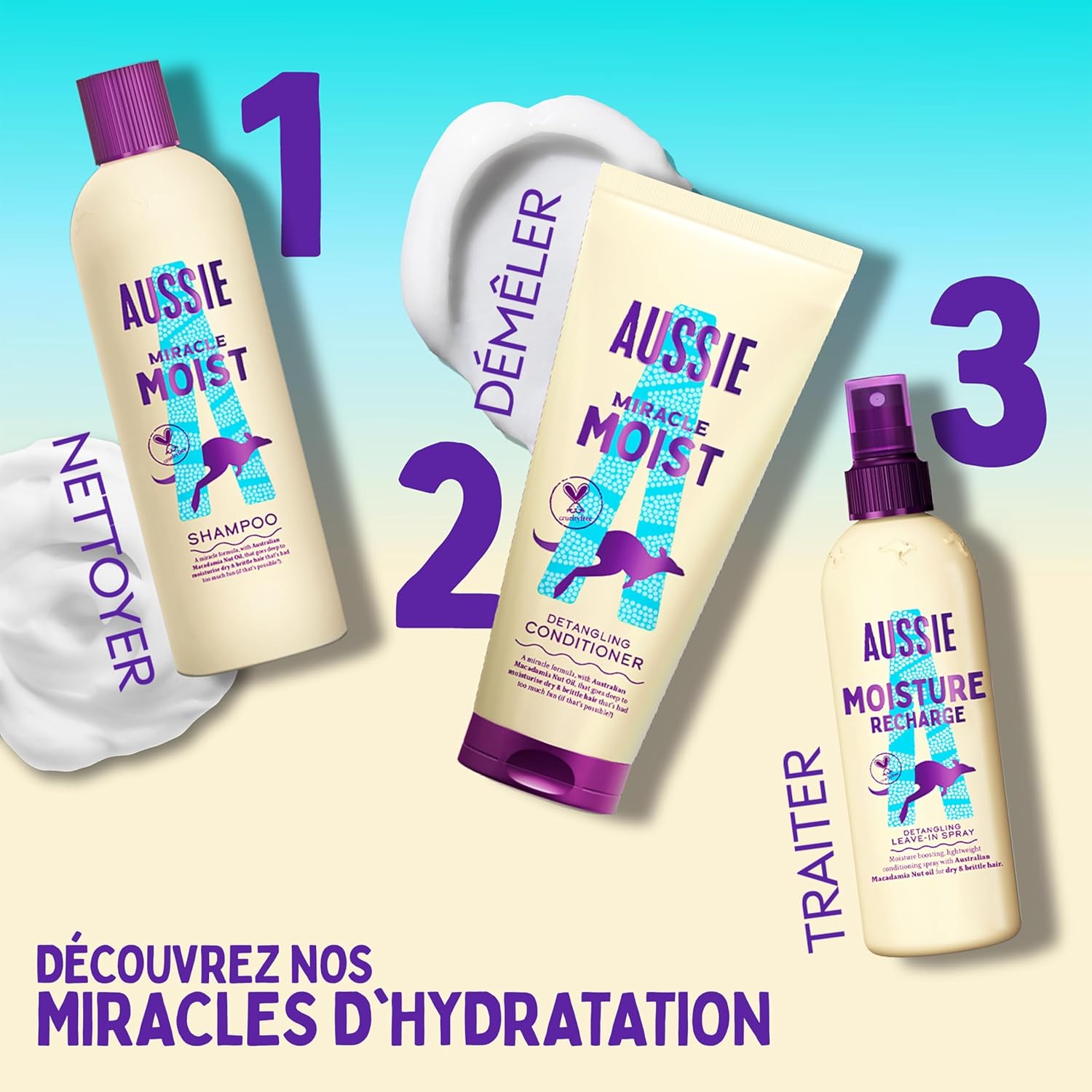 Thumbnail 4 de Aussie Miracle Moist Shampooing 1000ml