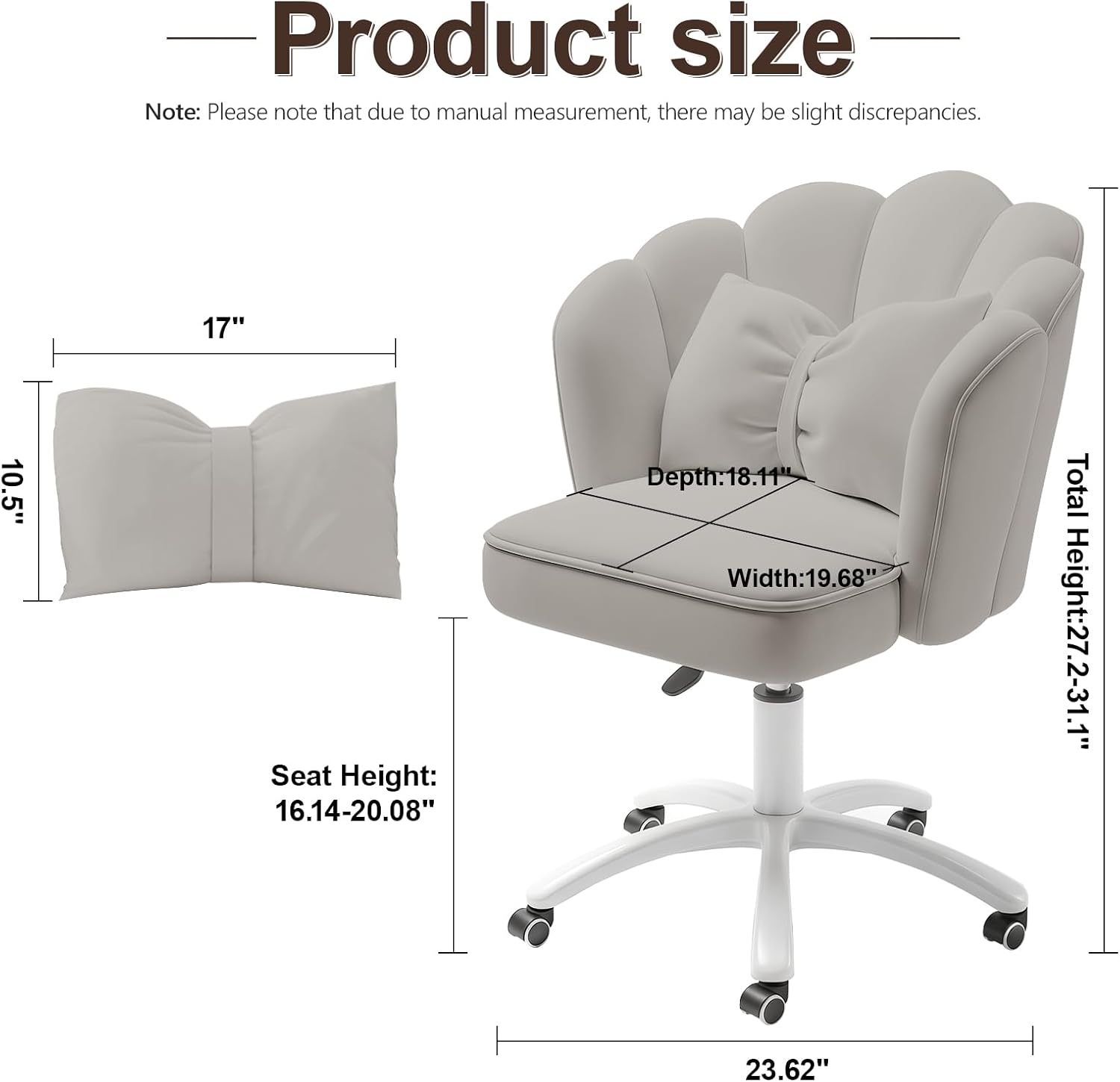Detalle 2 de XUEGW Vanity Chair, Velvet