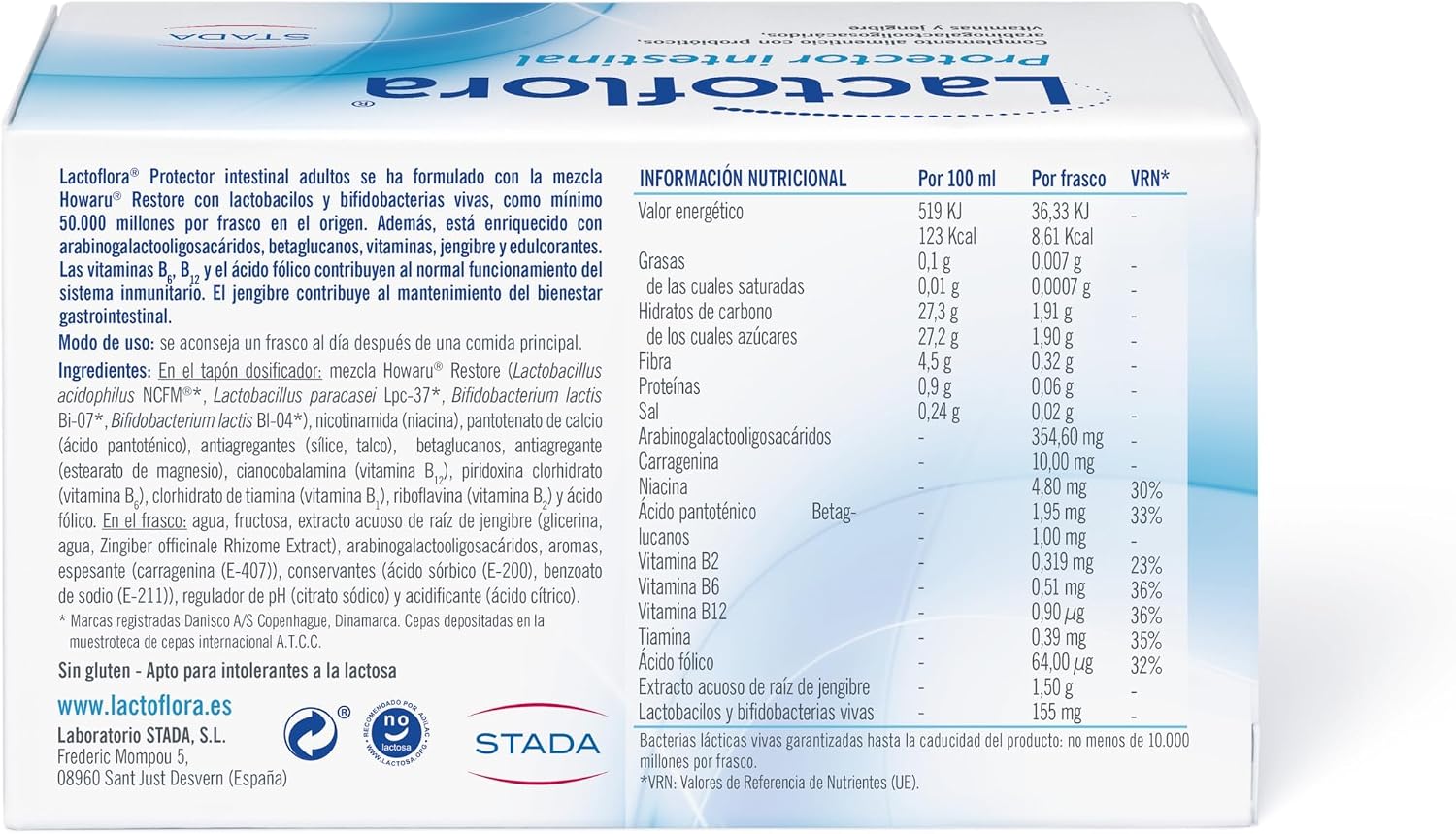 Detalle 2 de Lactoflora Probiótico Protector Intestinal 50.000 millones UFC