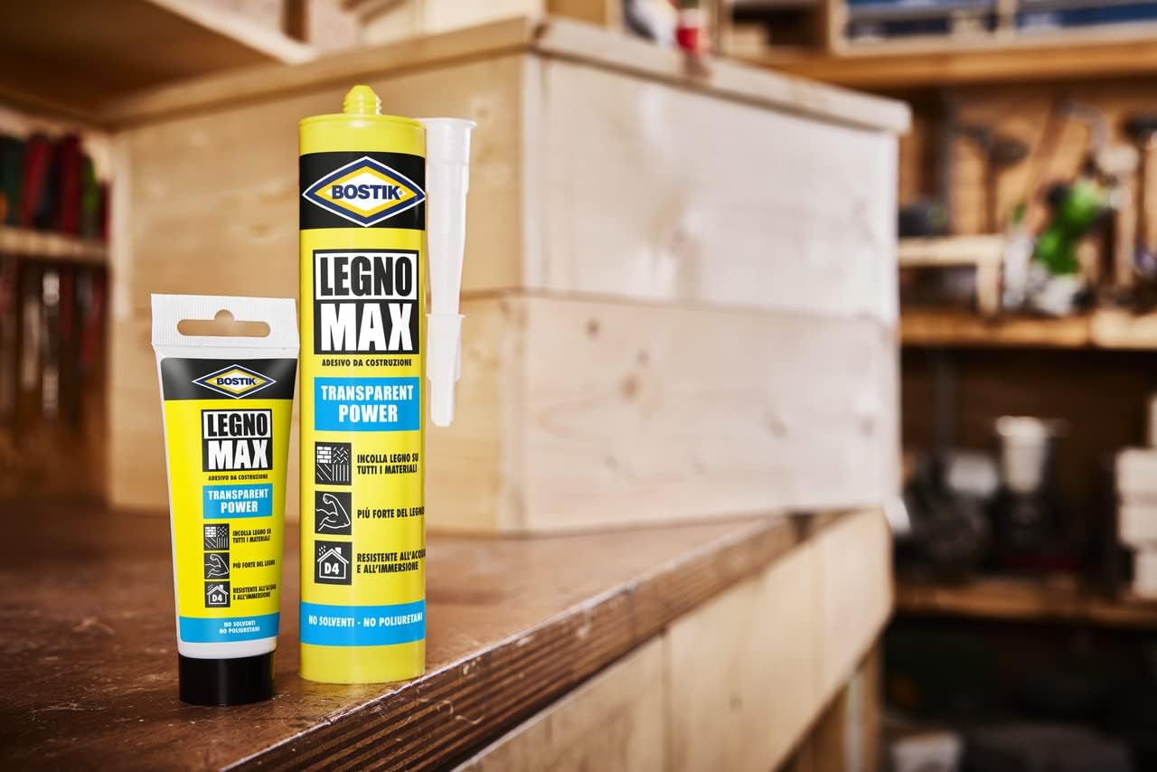 Thumbnail 2 de Bostik Legno Max Transparent: adesivo per legno, extra forte e impermeabile, 85 g