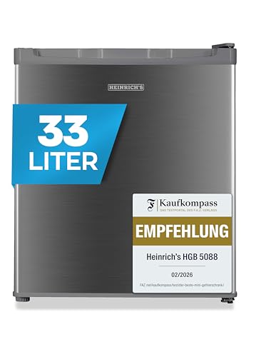 Detalle de HEINRICH´S Mini Gefrierschrank 33L – leise, kompakt und flexibel einsetzbar