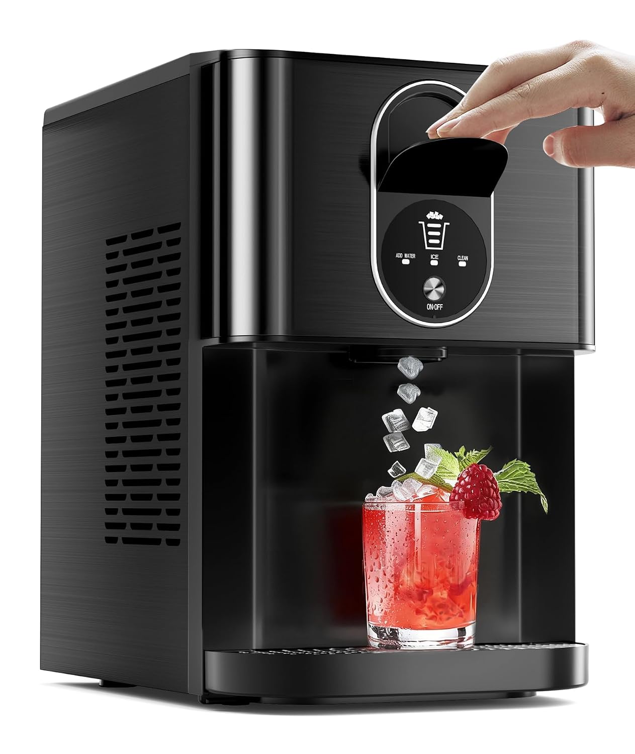 Detalle de Antarctic Star HZB-20DN Nugget Ice Maker, 44 lb Daily Output, 2.4L Tank