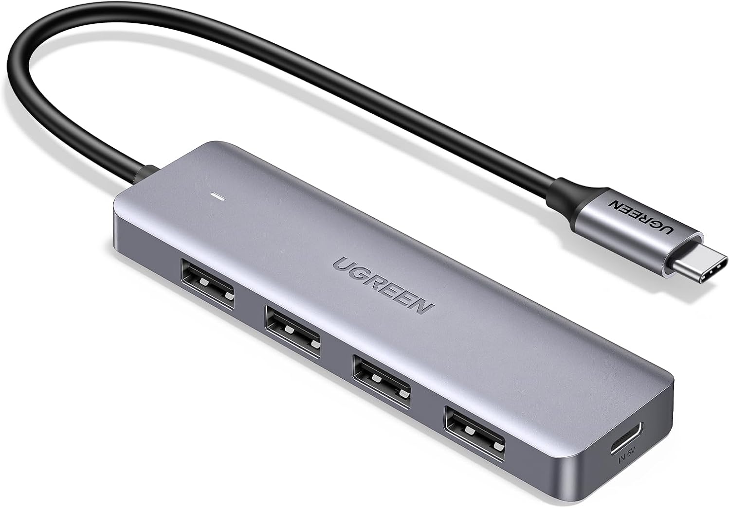 Detalle de UGREEN USB C Hub 4‑port 5Gbps
