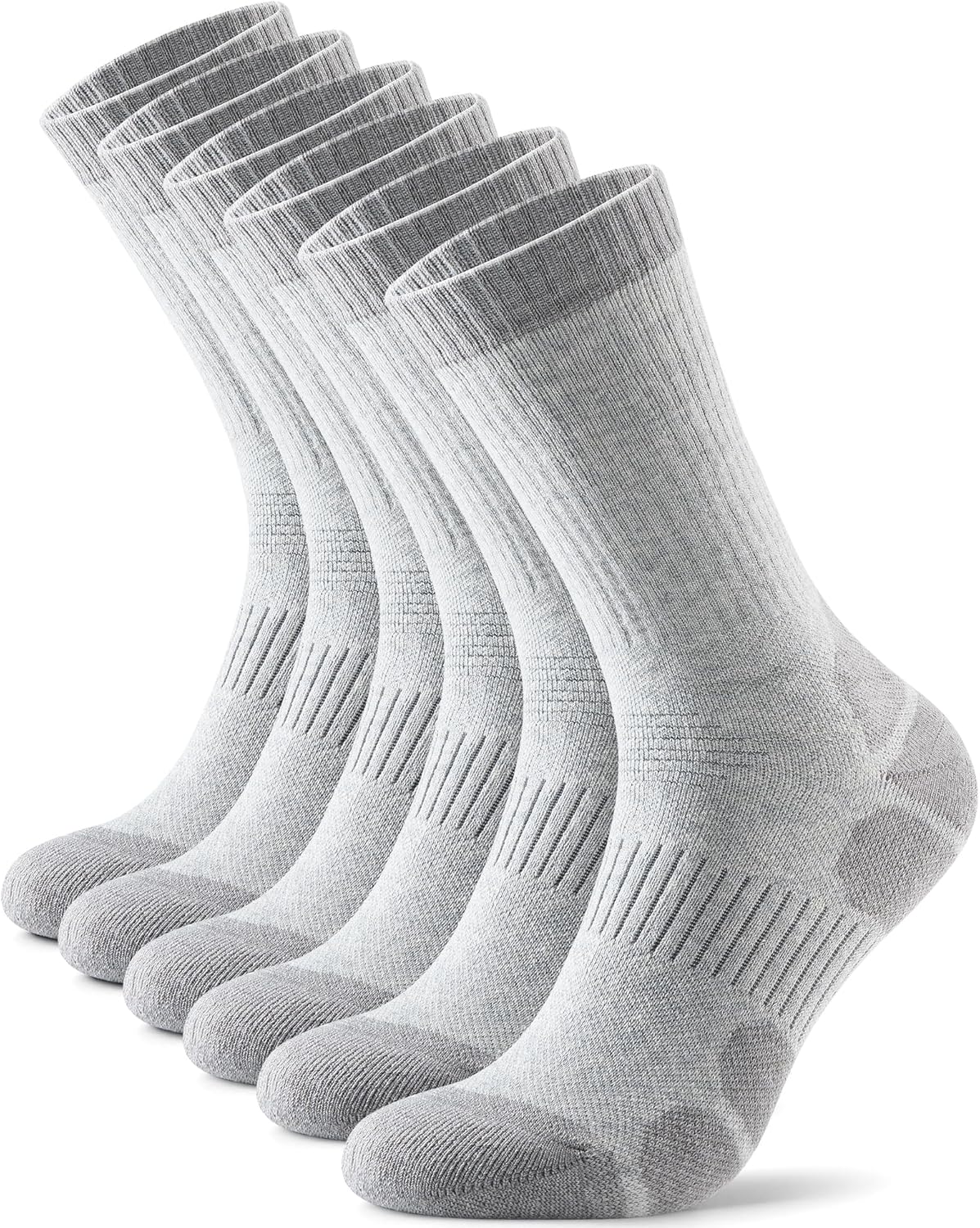 Thumbnail 6 de PULIOU Merino Wool Socks for Men & Women – Cushioned, Moisture-Wicking Hiking Socks (3 Pairs)