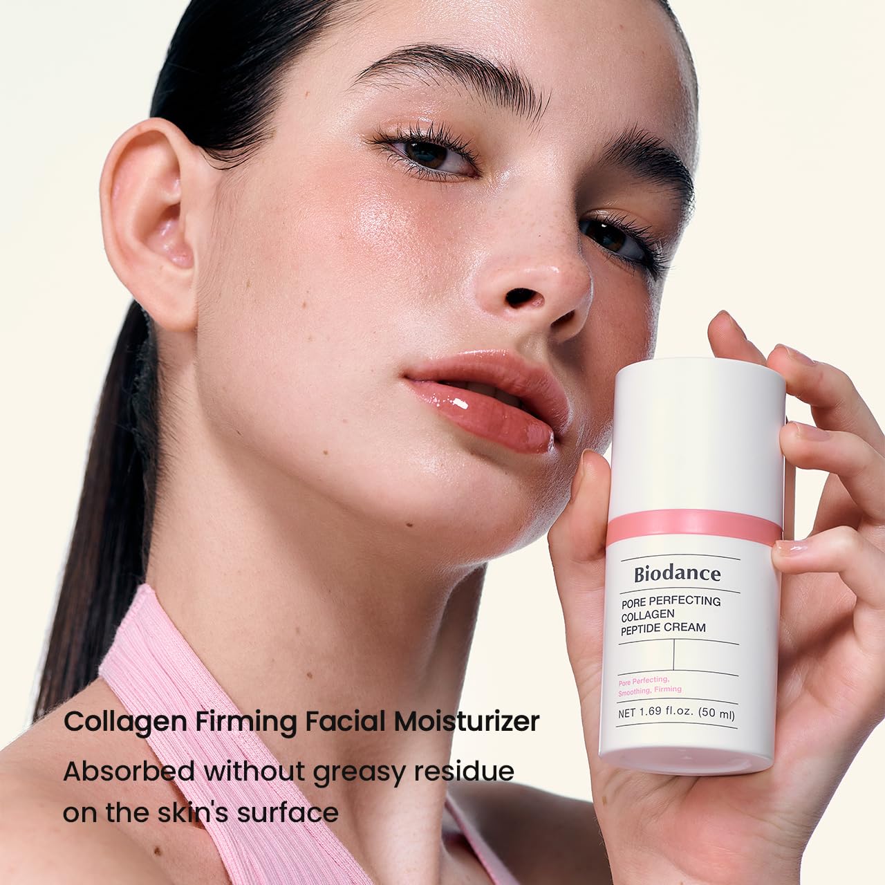 Detalle 2 de Biodance Pore Perfecting Collagen Peptide Cream 10 peptides 🎀