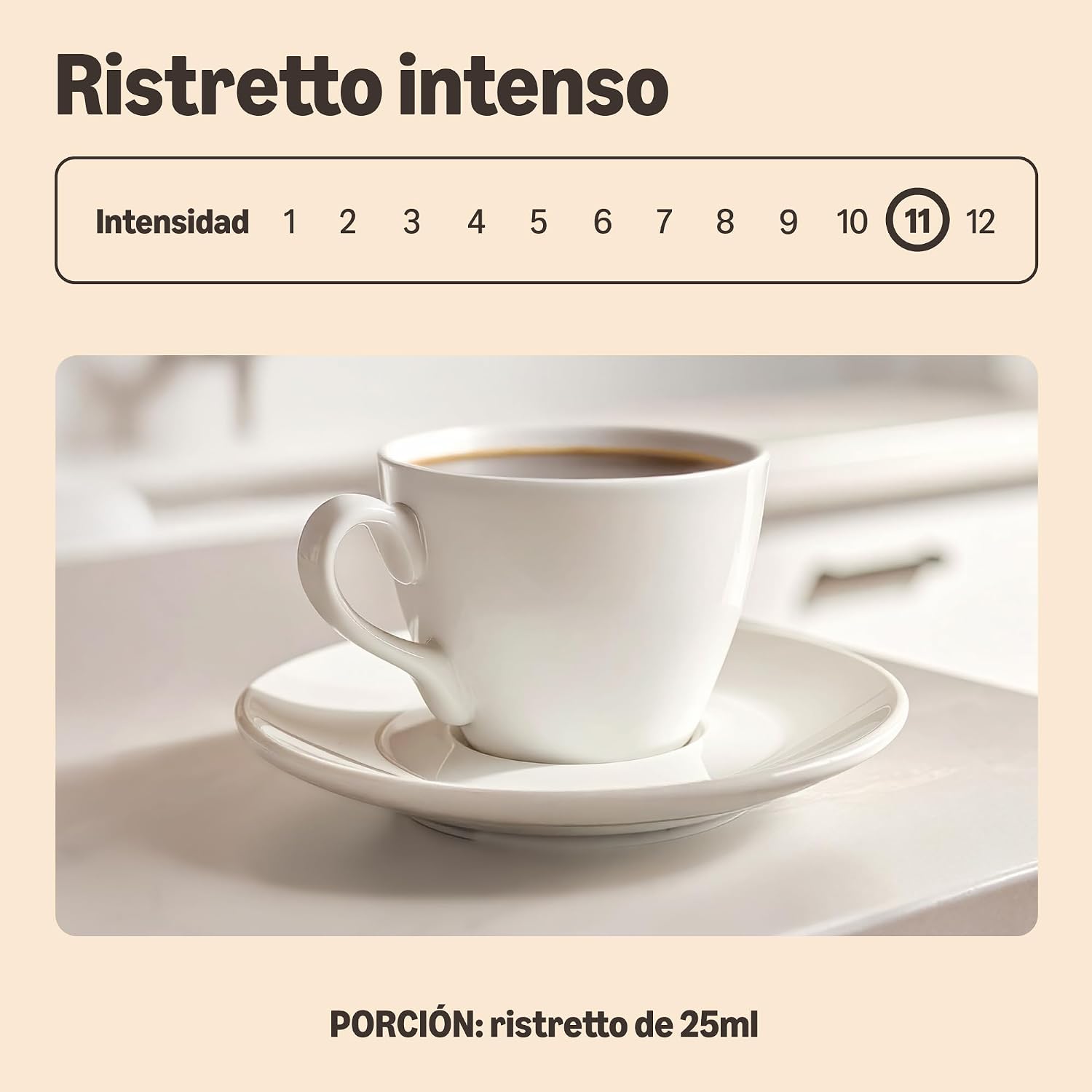 Thumbnail 2 de By Amazon Ristretto Intenso Cápsulas Nespresso ☕️ 100 unids