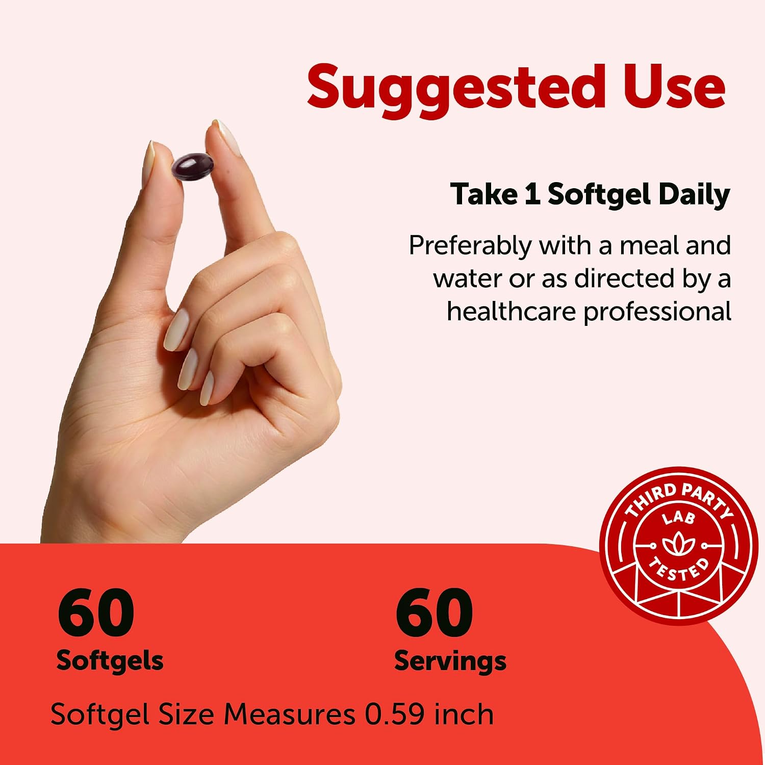 Detalle 2 de Micro Ingredients Astaxanthin 24 mg Softgels with MCT Oil, 60 Count