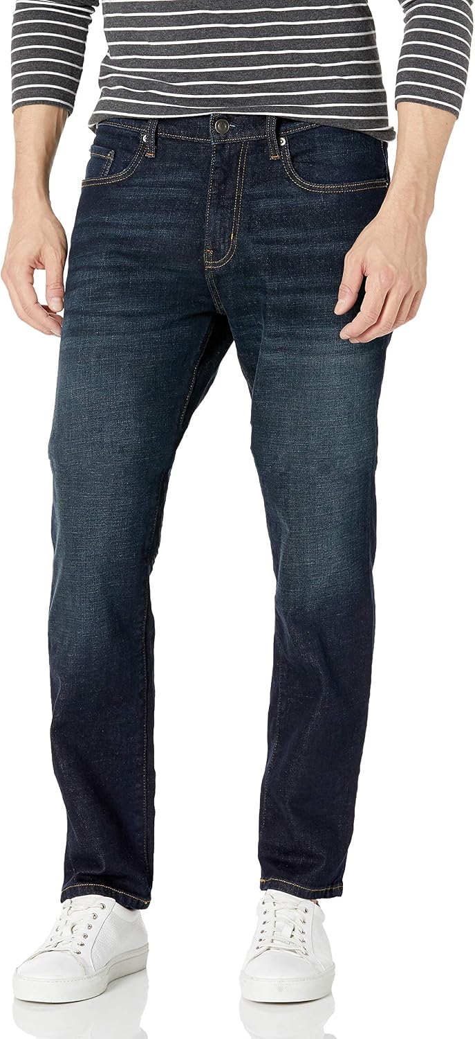Detalle de Amazon Essentials Men's Athletic-Fit Stretch Jeans