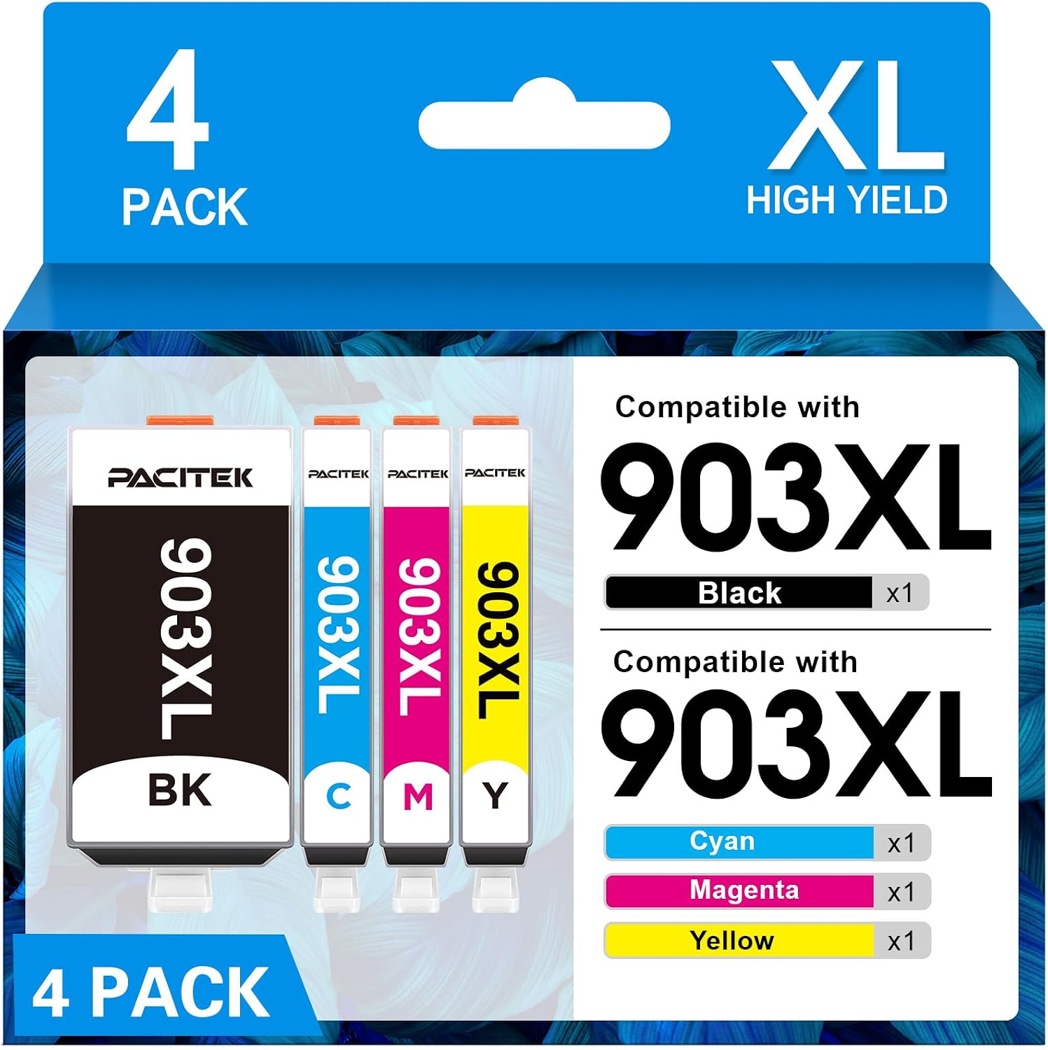 PACITEK HP 903XL Multipack Patronen 4er-Pack
