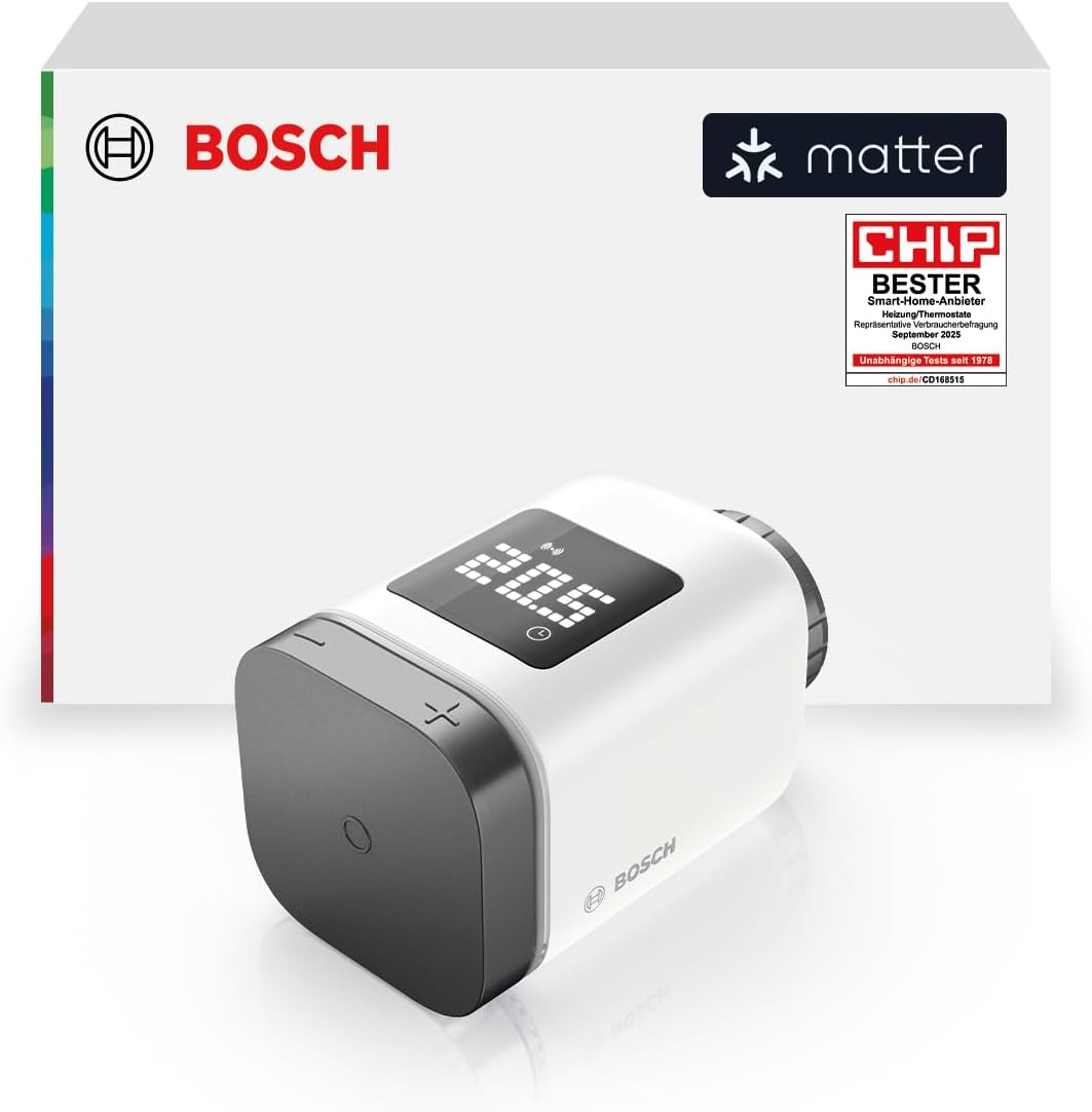 Detalle de Bosch Smart Home Heizkörperthermostat II 🌡
