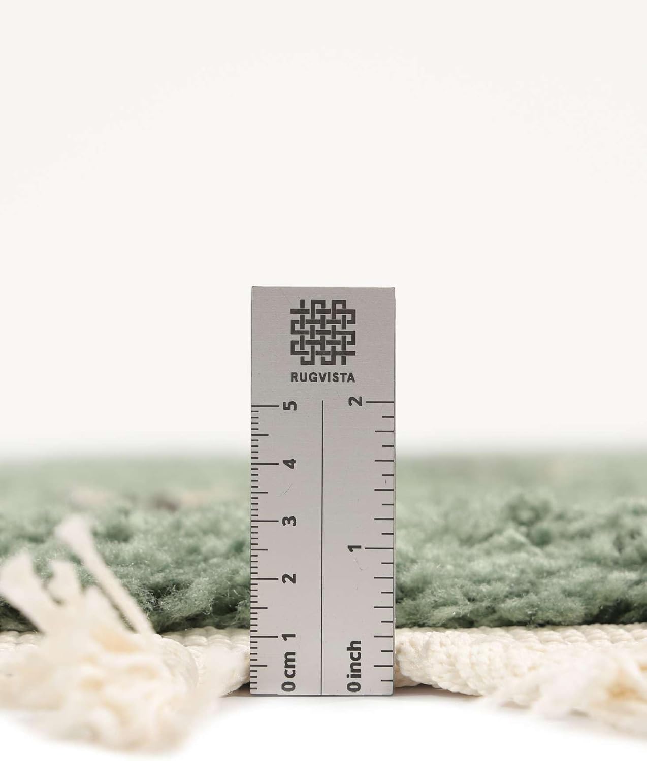 Detalle 2 de RugVista Linnea kindertapijt Ø 150 cm, groen, rond en middelpolig