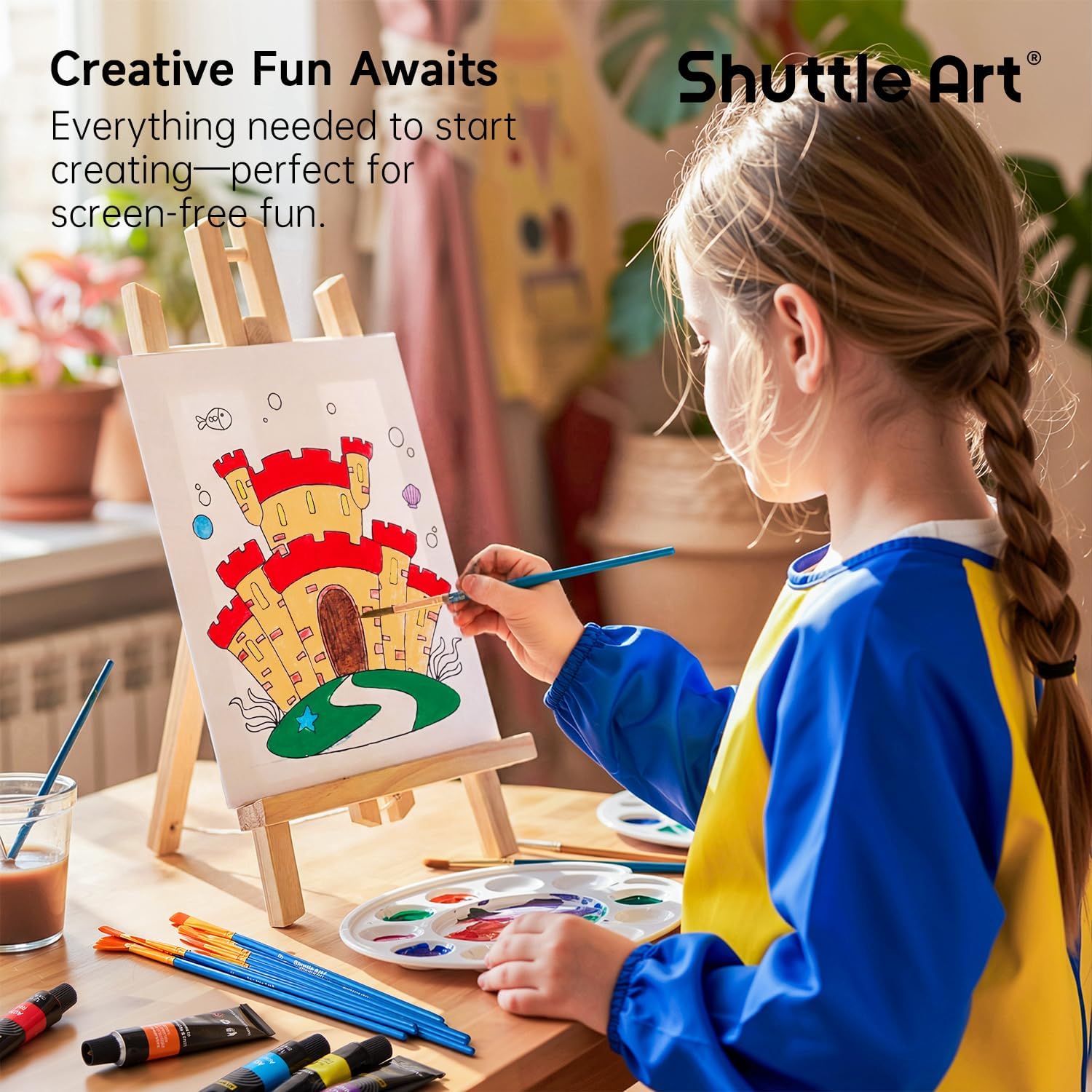 Detalle 2 de Shuttle Art Malset für Kinder 69-teilig