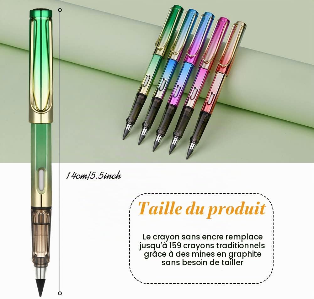 Detalle de OFFCUP Foever Pencil: inktloze potloden met verwisselbare punten en gum