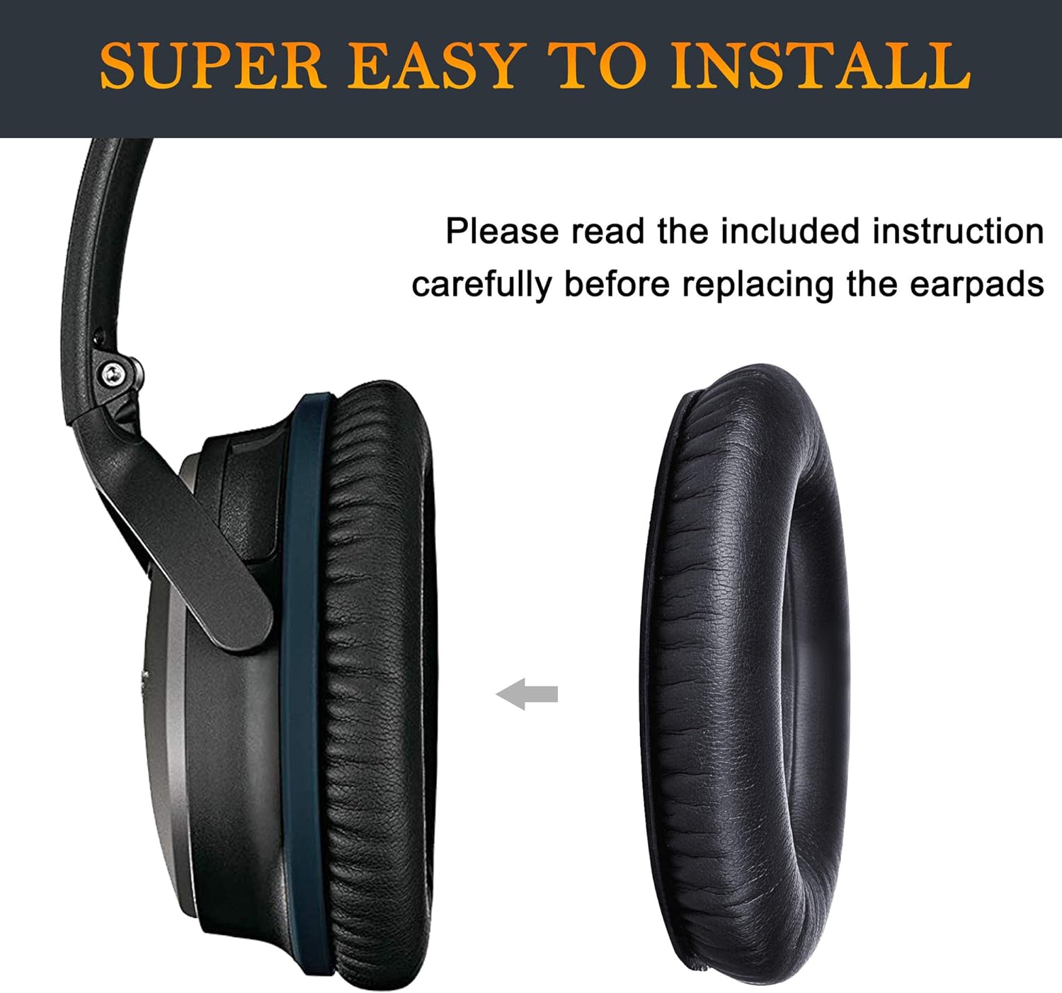 Thumbnail 6 de SoloWIT Protein Leather Earpads for Bose QC35