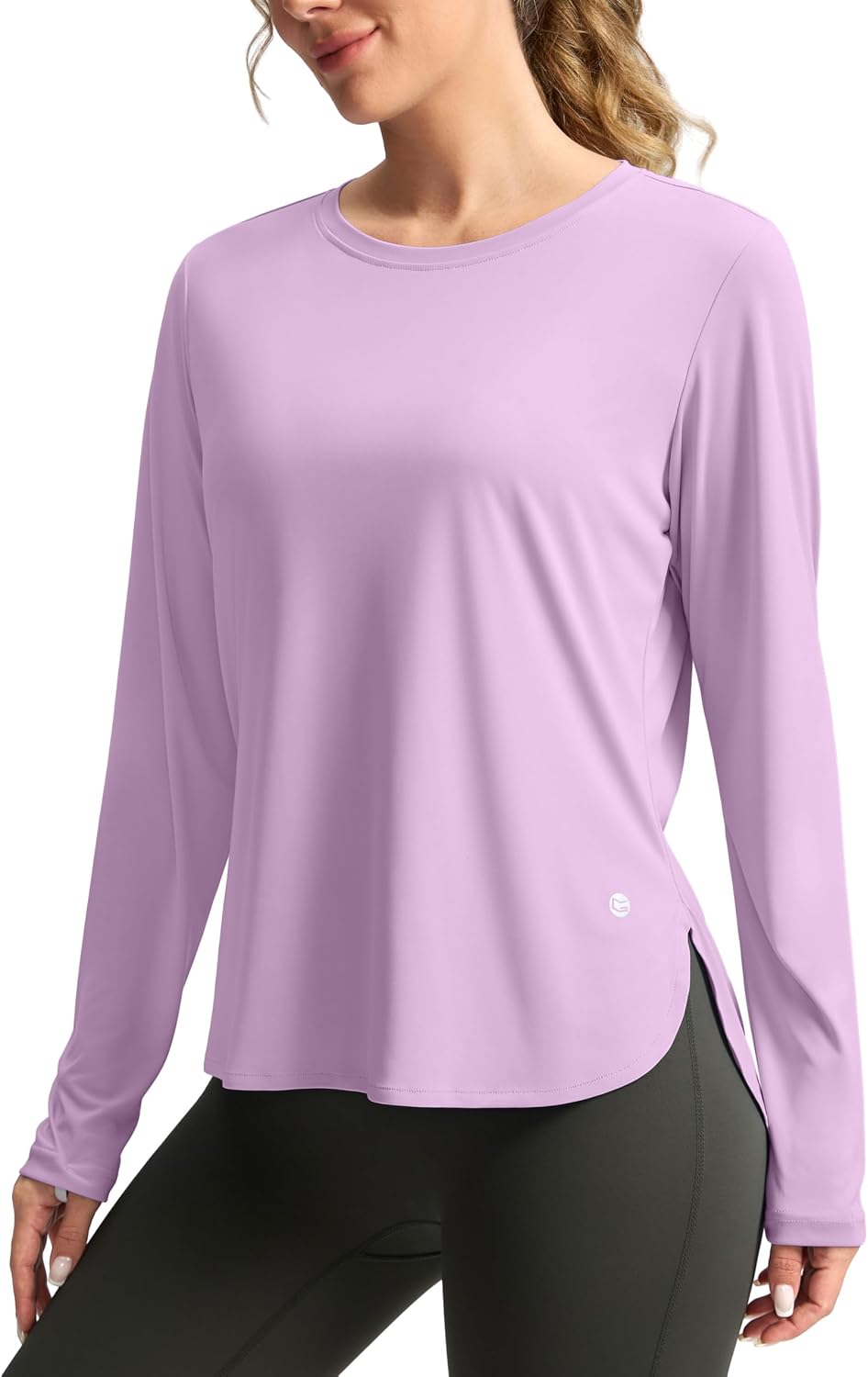 Detalle de G Gradual Women's UPF 50+ Long-Sleeve Sun Shirt with Thumbholes and High-Low Hem