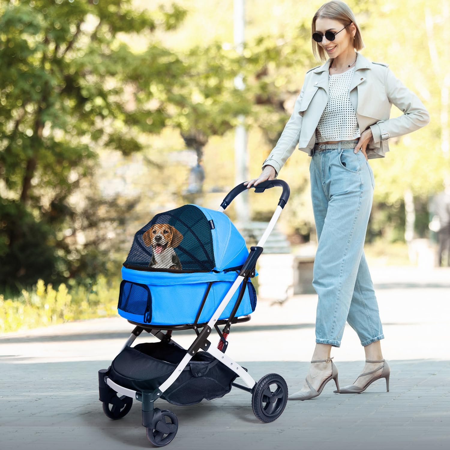 Thumbnail 6 de Betsocci dog stroller, 44 lb capacity