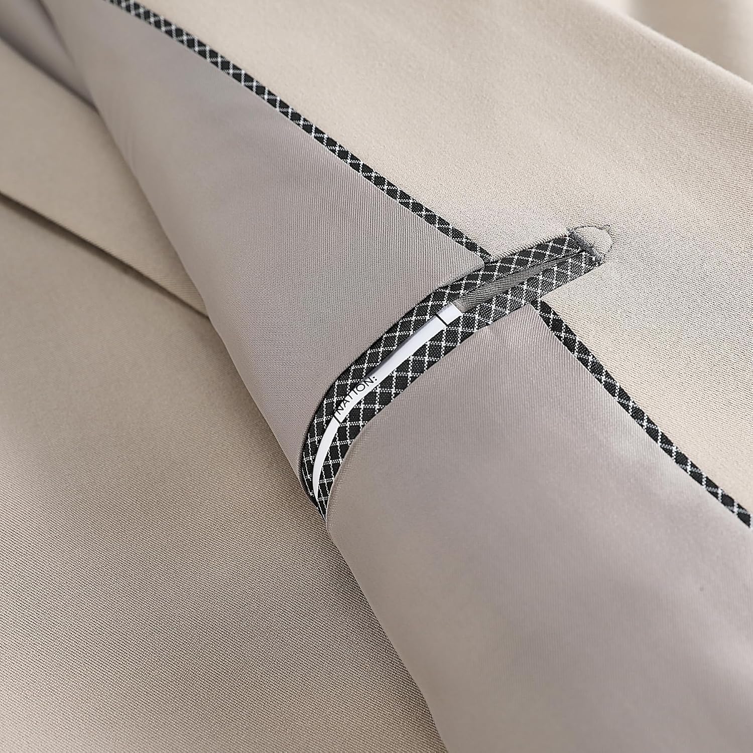 Detalle de Allthemen Costumes Hommes Mariage 3 Pièces – Veste Formelle 2 Boutons Élastique, Gilet et Pantalon en Couleur Unie