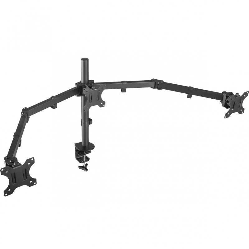 Thumbnail 3 de Aisens DT27TSR-061: Soporte de mesa doble para 3 monitores 13–27" (VESA 100x100) ≤7 kg por pantalla