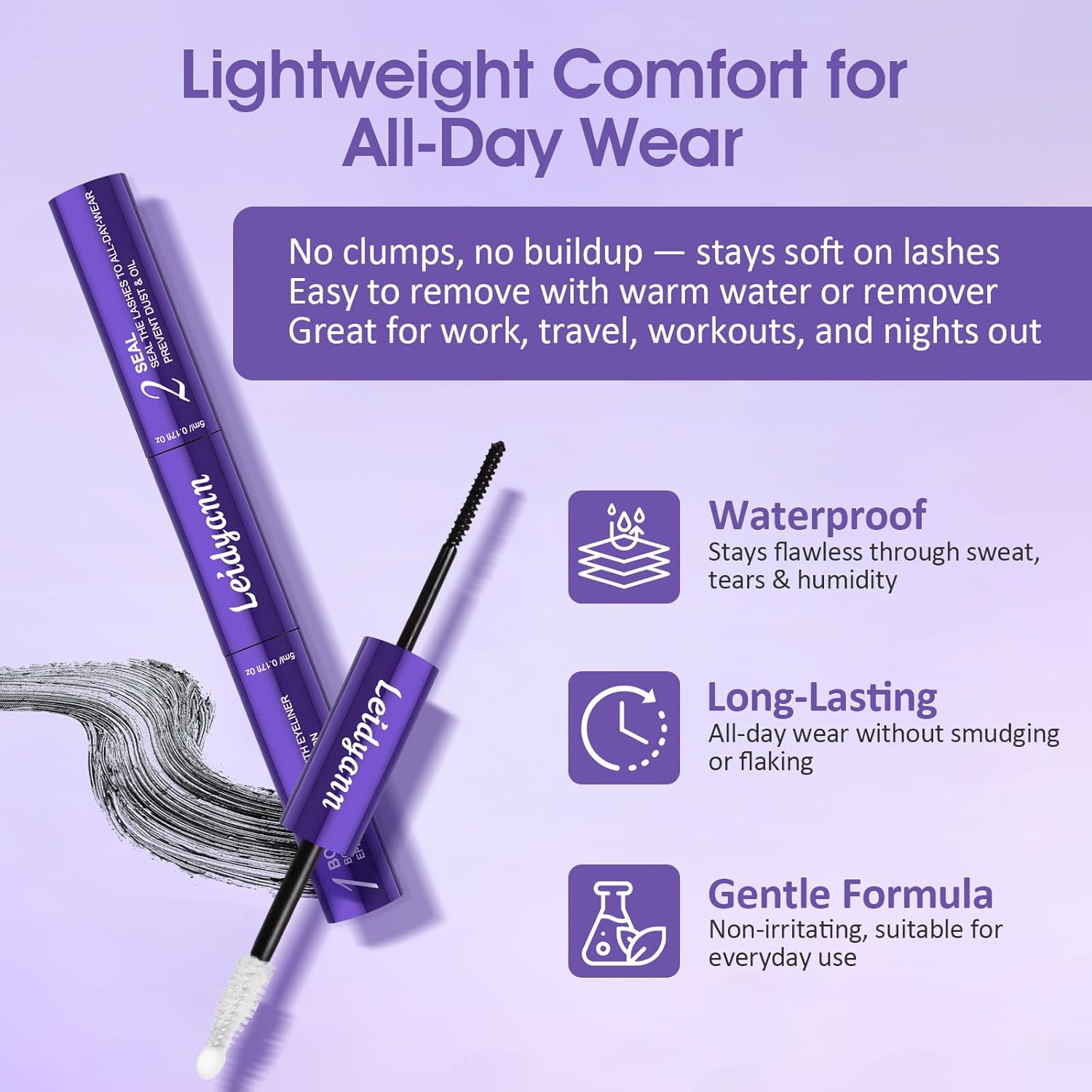 Detalle de Eyelash Glue Lash Bond & Seal: 2-in-1 Adhesive for Lash Clusters & DIY Extensions
