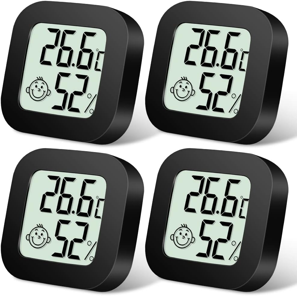Thumbnail 5 de Flintronic Mini LCD Thermometer & Hygrometer (4er-Set) für Innenräume