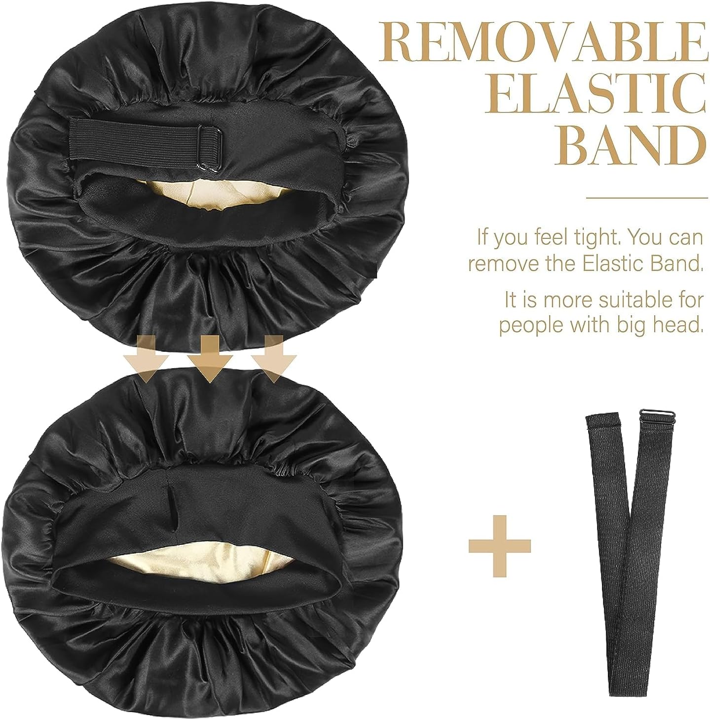 Thumbnail 1 de XRACEPHOL Silk Bonnet for Sleeping (Double Layer Satin, Adjustable) for Black Women